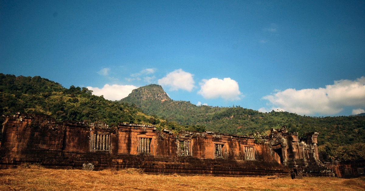 Les ruines de Vat Phou à Champassak, photographiées par Micheline & Ian
